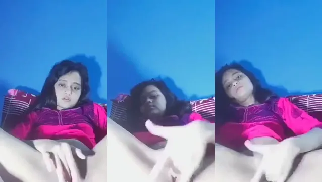 Watch Desi Girl's Wet Pussy Fingering in Bedroom - Hot Solo Desi Masturbation full viral video leaked