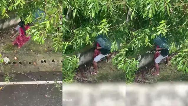 Scène de trahison torride en plein air avec une épouse dési divulguée!
