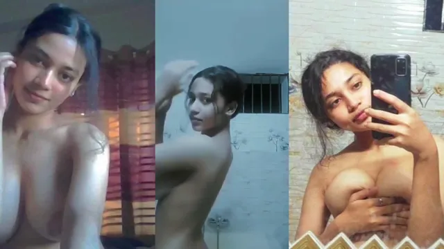 Tattooed Desi Babe Topless Tease with Wet Boobs