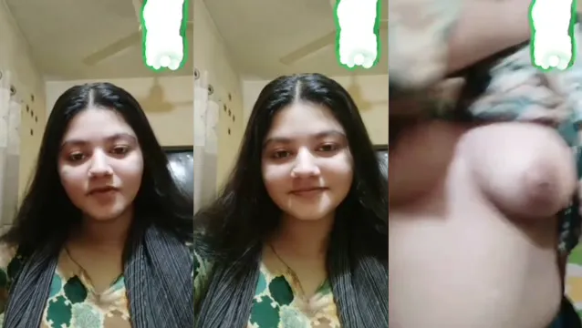Desi Girlfriend Flashes Her Boobs in Steamy Video Call Leak