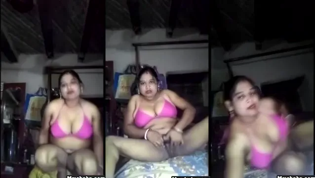 Dorpsekscandaal! Curve Desi Meisje Fingeren Buiten