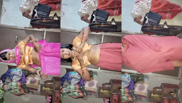 Rajasthani Bhabhi's Sizzling Saree Striptease Revealed