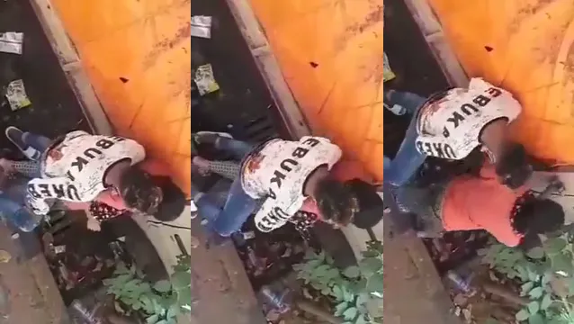 Desi Couple Fucks Wildly Near Broken Truck in Public