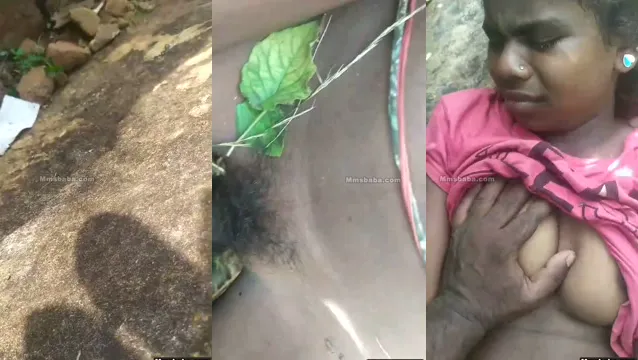 Desi Village Girl Presses Her Boobs During Intense Fucking Session