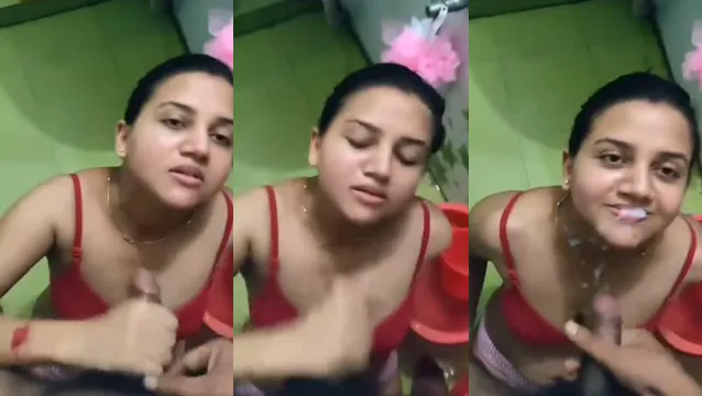 Cheating Wife Throat Fucks Boss for Promotion in Office