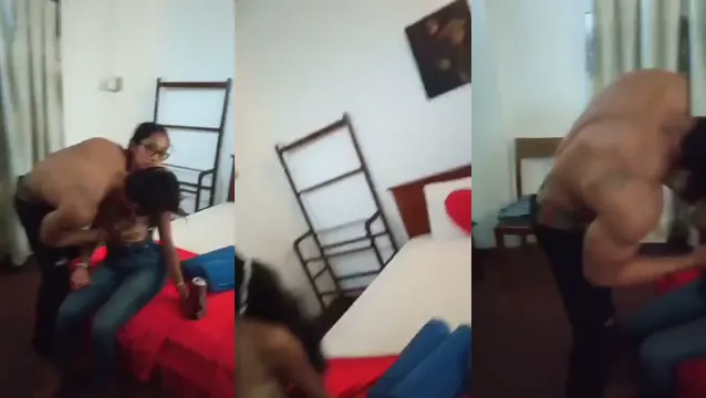 Desi Call Girl Double Teamed by Two Guys in Wild Threesome Sex Adventure
