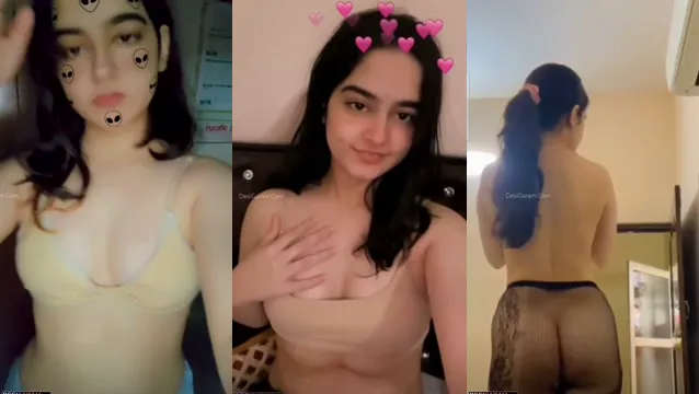 Hijabi Muslimah Strips Naked Showing Off Her Huge Tits and Thick Ass