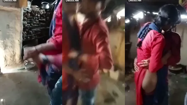 Village Honey Caught in a Sizzling Bedroom Scene with Her Desi Boo