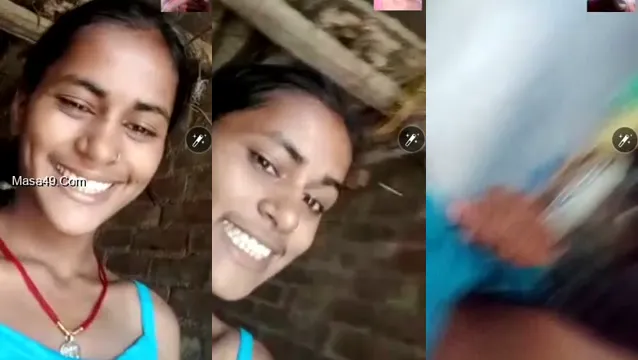 Desi Village Girl Strips Naked Showing Off Her Boobs and Pussy on Bed