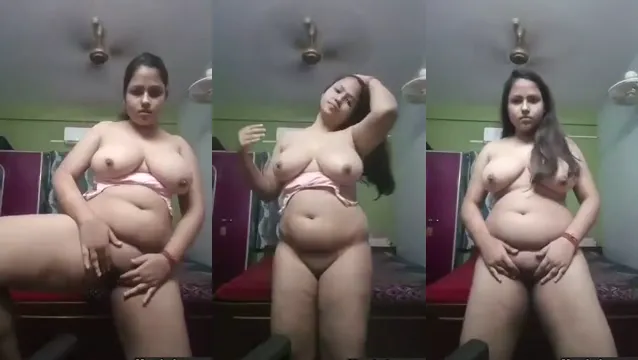 Desi Girl Teases with Nude Body Reveal and Wet Pussy Display