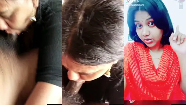 Tamil Girl Deep Throat Blowjob MMS Leak - Juicy Lips Wrap Hard Shaft