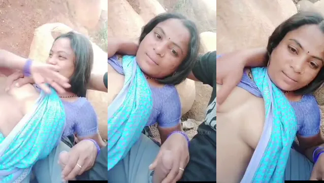 Watch Village Bhabhi Giving Her BF a Steamy Handjob in the Countryside full viral video leaked