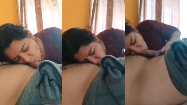 Watch Caught on Camera Bhabhi Giving Devar a Deep Throat full viral video leaked