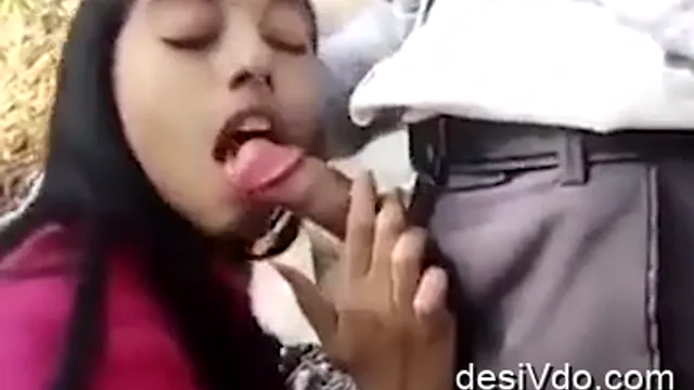 Desi Teacher Gives Blowjob to BF with Juicy Lips and Big Dicks