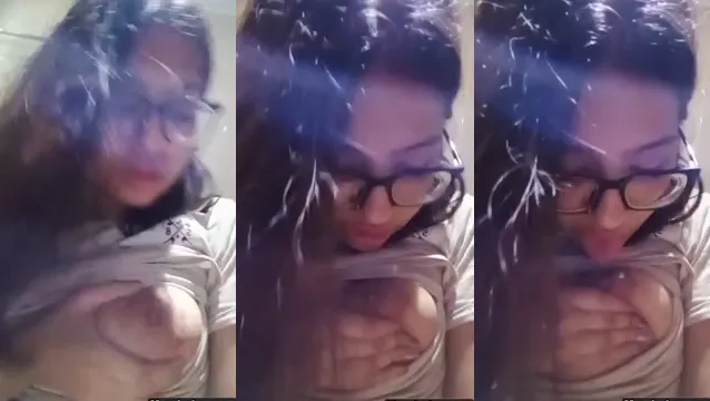 Watch Horny Desi Girl Sucking Boobs and Pussy in a Public Display full viral video leaked