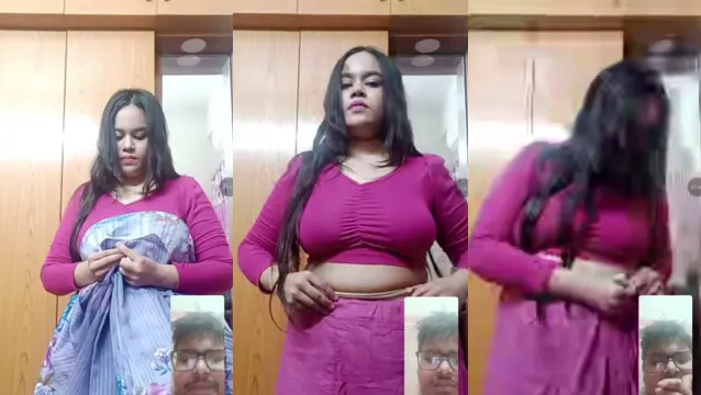 Watch Desi Bhabhi Langsamt Avklädande för Make i HD-video full viral video leaked