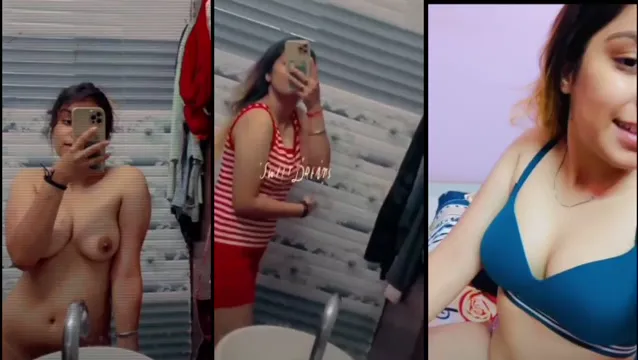Desi MILF che mostra i seni bagnati in un abito trasparente in una danza erotica