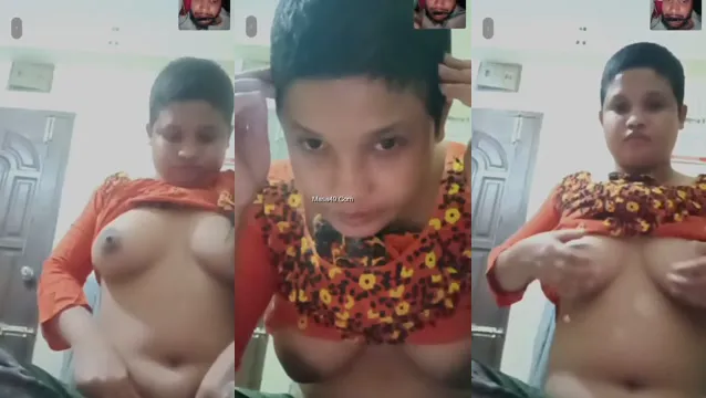 Watch فتاة قصيرة الشعر متقبلة أمام حبيبها full viral video leaked
