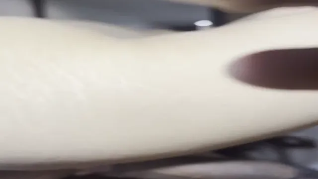Reverse Cowgirl Blowjob in White Dress Wild Ride Action