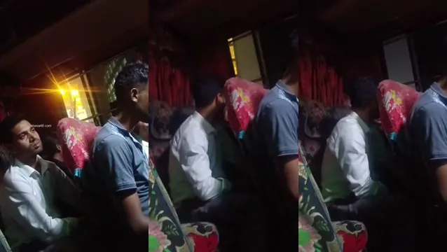 Watch Pression de Seins Cachée dans le Fond du Bus  Un Couple Bangladais S'enflamme full viral video leaked