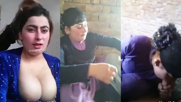 Paki Wife Flashing Tits and Deep Throat Blowjob in Leaked Part 2