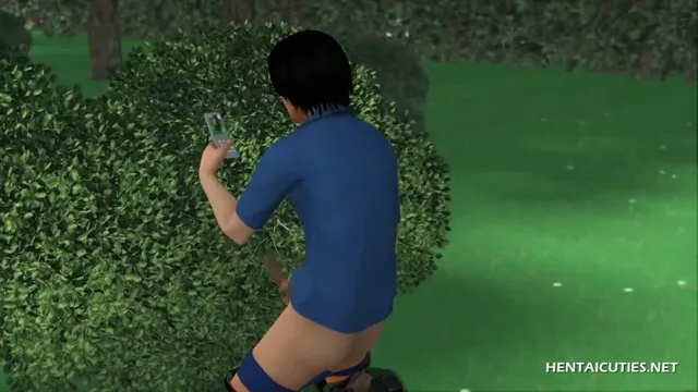 Anime College Girl Licks Sweet Lollipop from Her Tight Pussy
