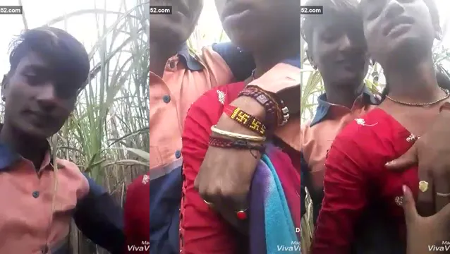 Watch Desi BF GF Steamy Jungle Kissing Session in HD full viral video leaked