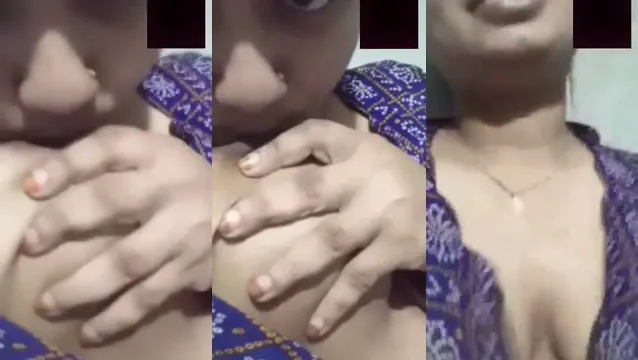 Steamy Bengali Girl Sucking Her Own Tits on Video Call