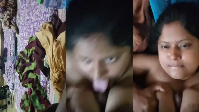 Chubby Indian Wife Gets Her Tits Pounded in a Wild Boob Fucking Session