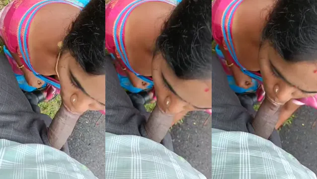 Watch Tía de pueblo da mamada salvaje al aire libre en video filtrado full viral video leaked