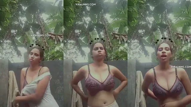 Watch Chudail Girl Shakes Her Huge Mounds in a Wild Jungle Nude Dance full viral video leaked