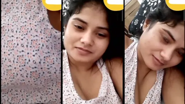 Desi Girl Flirts with VC Boobs Flash in Sizzling Live Video Leak