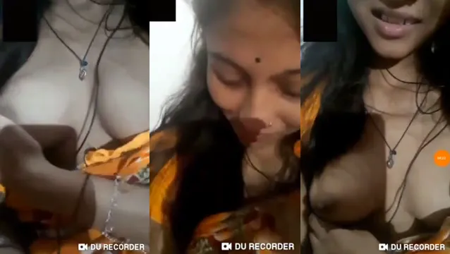 Watch Village Beauty Bared Breasts in Front of Brother's Camera full viral video leaked