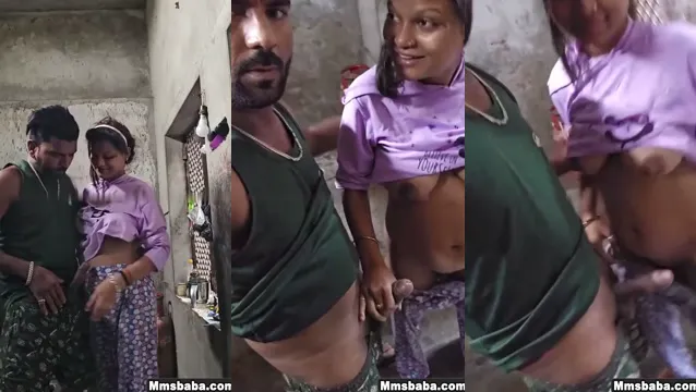 Geile deutsche Ehefrau gibt wilden Handjob vor Stehfick in geleaktem Video