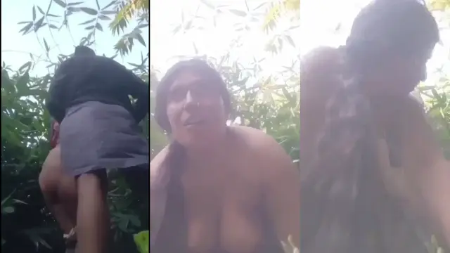 Watch Desi Jungle Worker Thrills with Wild Outdoor Thap Khawa full viral video leaked