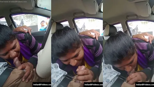 Watch Desi Bhabhi Gives Sloppy Car Blowjob to Boyfriend full viral video leaked