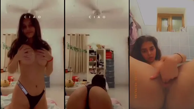 Watch Sultry Vixen in Black Lace Licks Juicy Pussy Fingering Wetness full viral video leaked