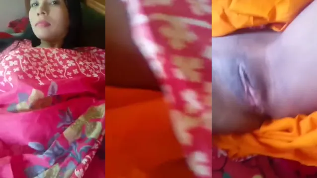 Watch Bangladeshi Babe in Pink Saree Flashes Her Juicy Pussy in Hotel Room full viral video leaked