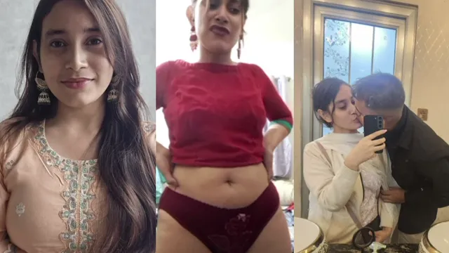 Watch Desi fru avkläder sin röda sari i en vild frigöring för sin älskare full viral video leaked