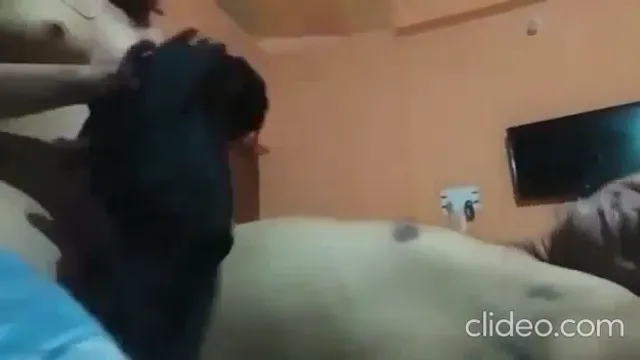 Village Girl Rides Boyfriend's Hard Cock in Hotel Room