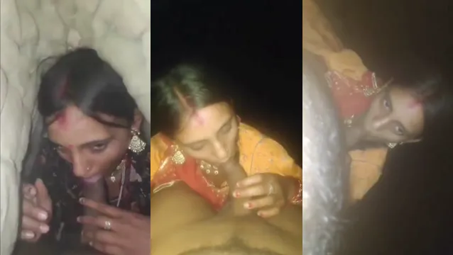 Rajasthani Bride Gives Mind-Blowing Blowjob in Public Video Leak