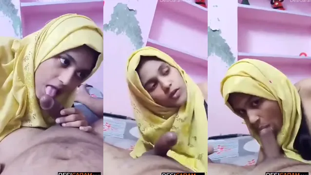 Hijabi Slut Sucks Thick Cock in Steamy Bangladeshi Blowjob