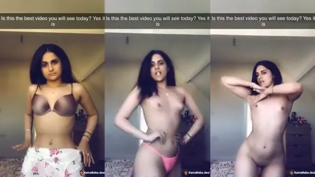 Sarhoş Influencer Büyük Poposuyla Ve Göğüsleriyle Viral Nude MMS'de Dans Ediyor
