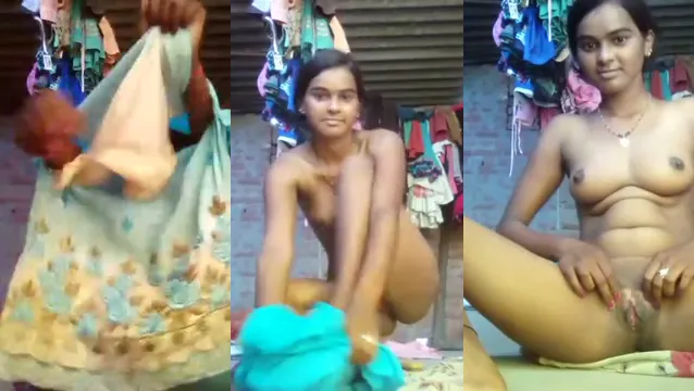 Punjabi Cutie Flashes Tiny Tits and Pussy to Her Desi Boyfriend