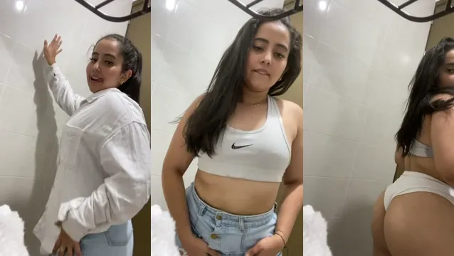 Watch 巴基斯坦女孩在裸体自拍视频中展示她的大屁股和胸部 full viral video leaked