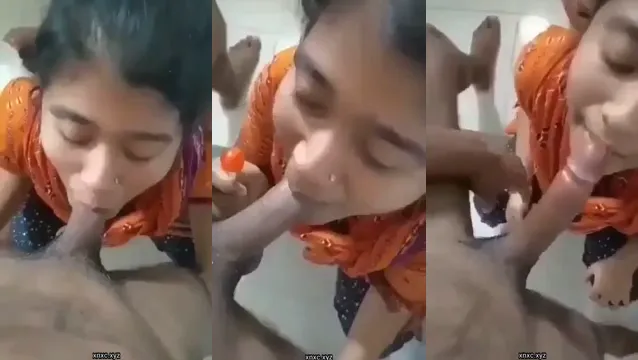 Watch Desi Village Muslim Girl Gives Mind-Blowing Blowjob to Her BF full viral video leaked