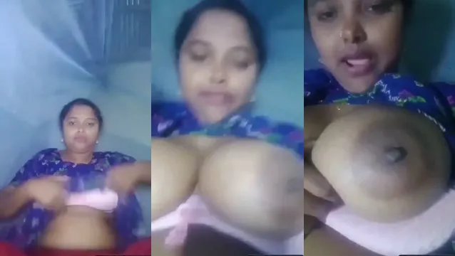 Watch Desi Teen Lets Boyfriend Tease Her Boobs on Hotel Bed for First Time full viral video leaked