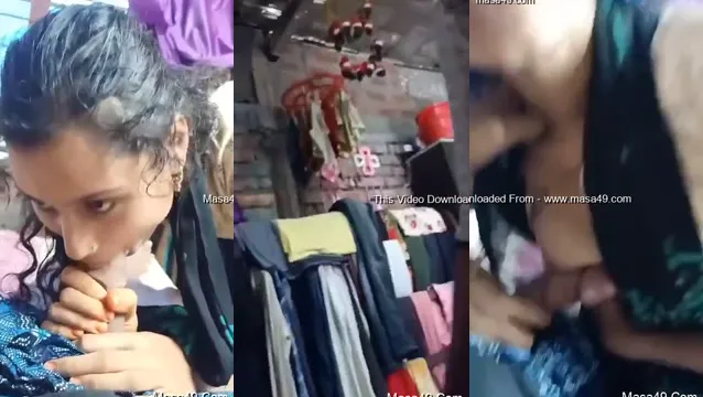 Watch Desi Wife Gives Wild Blowjob in Public with Boobs on Display full viral video leaked