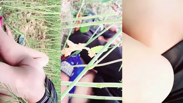 Desi Wife Caught in the Act Outdoor Public Fucking