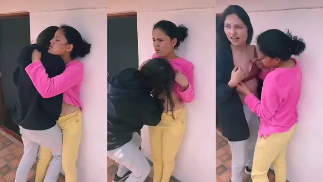 Watch جسديّة مؤنثات هنديّة في رومانسية في العلن full viral video leaked